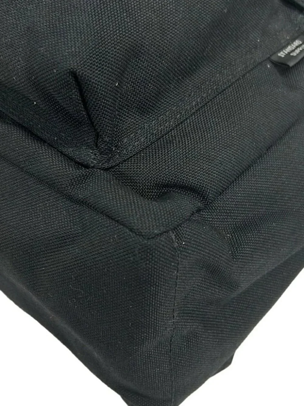 STANDARD SUPPLY Black Nylon Backpack